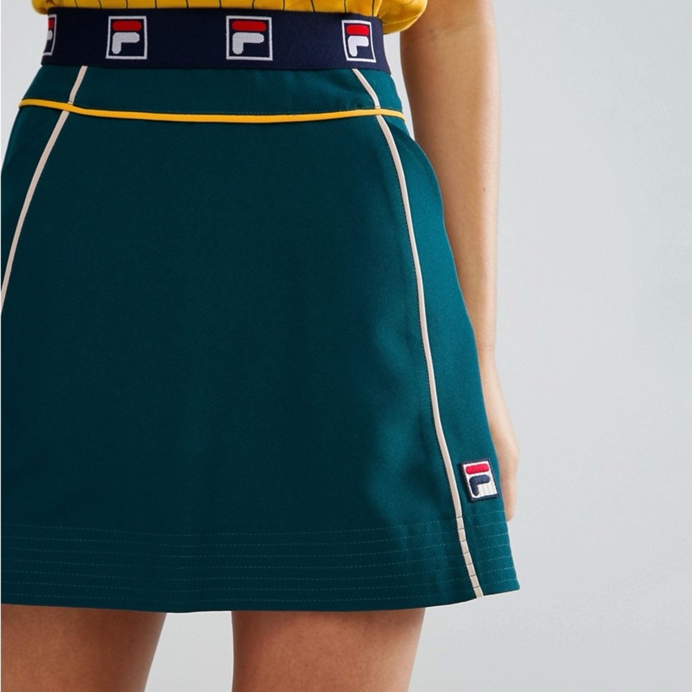 {ISO} Fila Petite A Line Mini Skirt With Logo Waistband {SEARCHING}